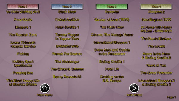 Volume 1 Main Menu 1